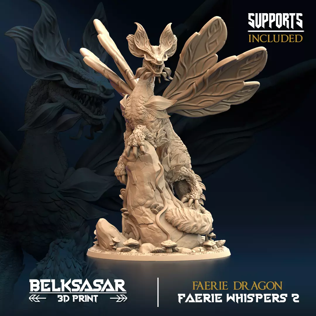 Faerie Dragon 3D print model_0