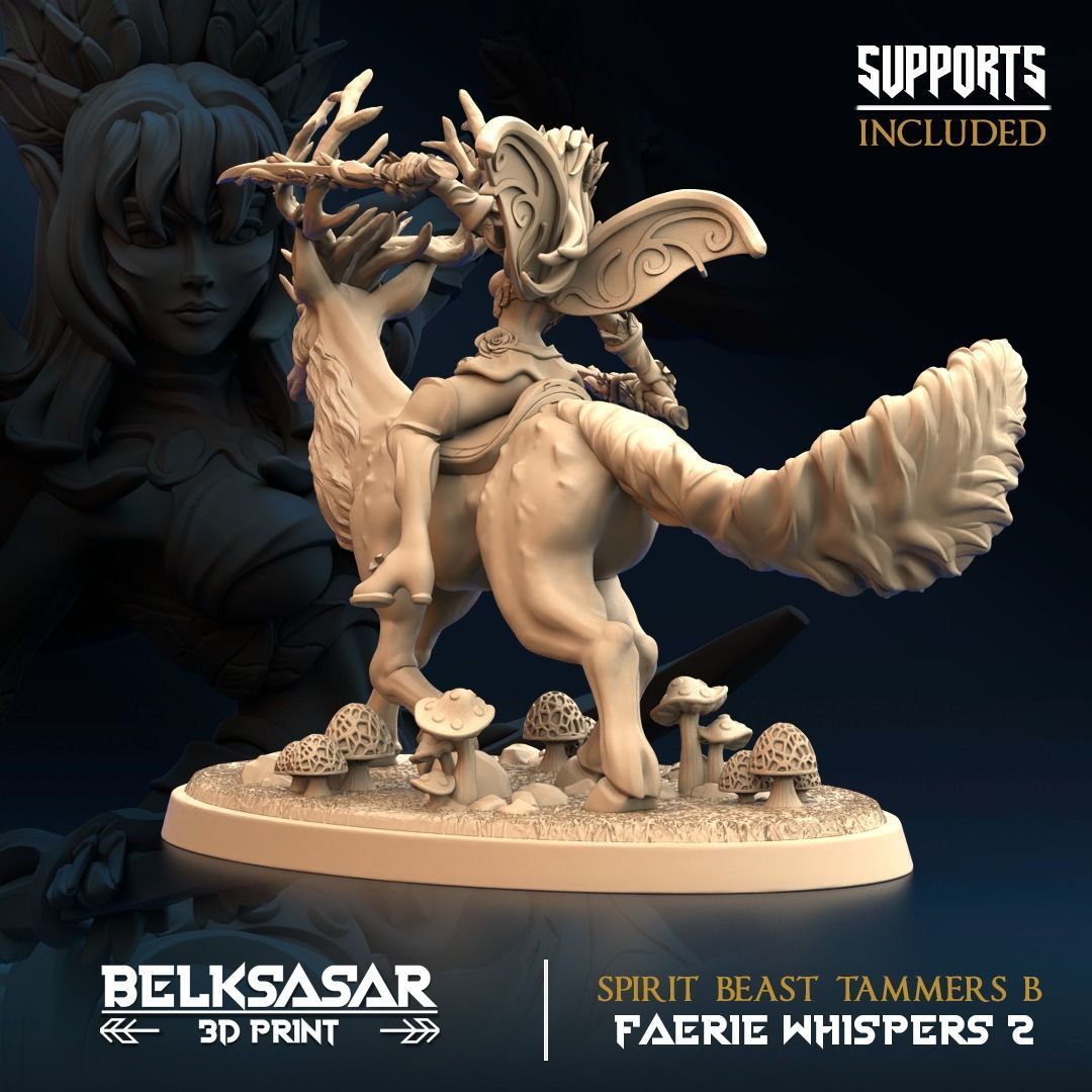 Spirit Beast Tammers B Nude 3D print model_2