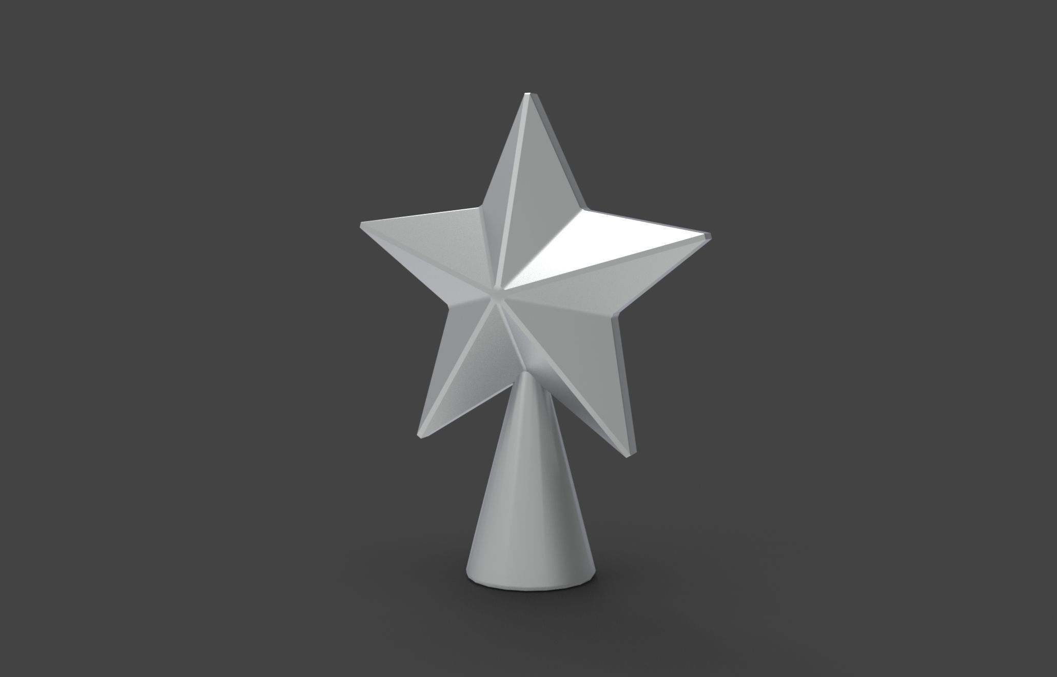 Christmas Star 3D model_2
