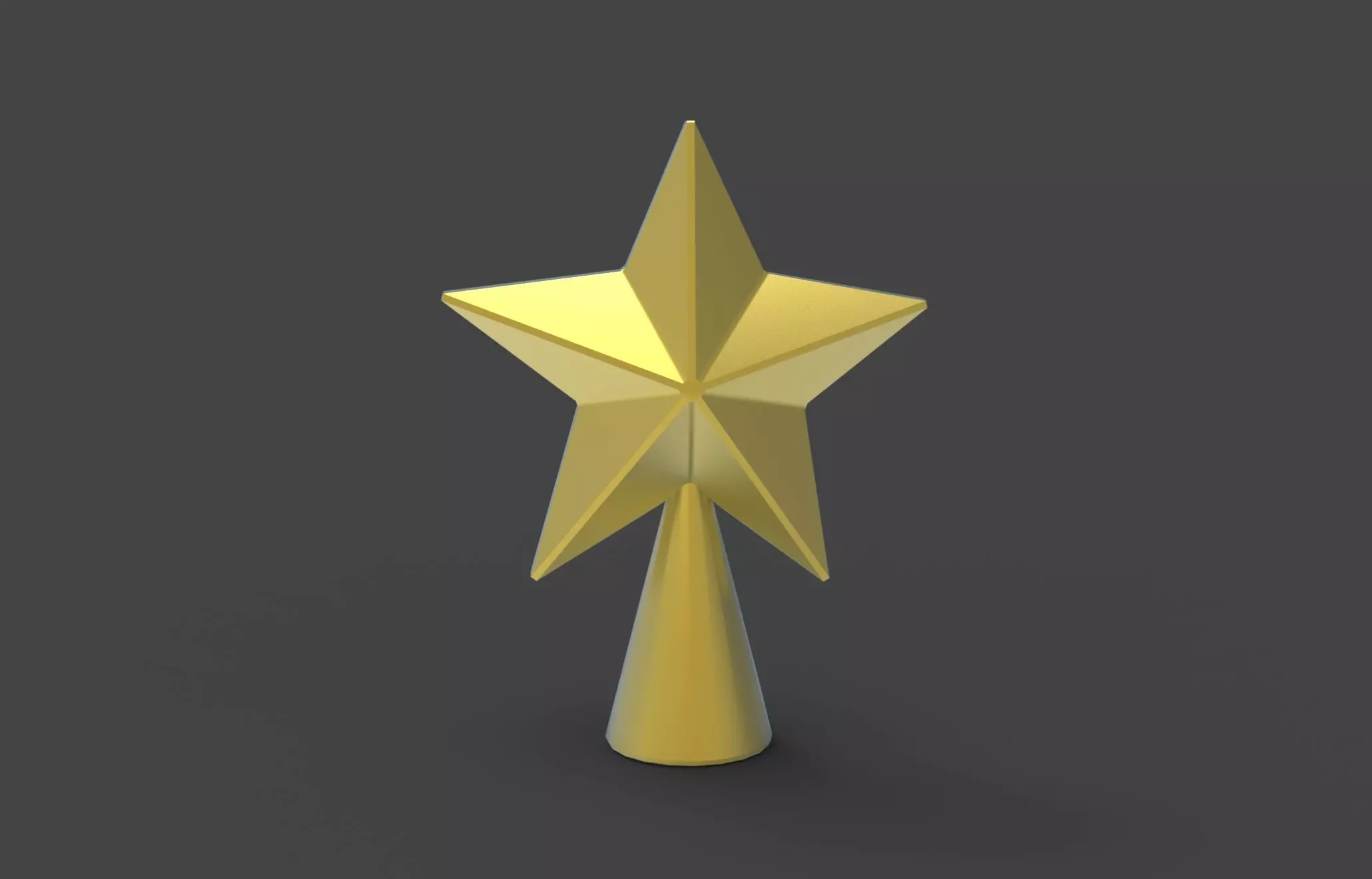 Christmas Star 3D model_0