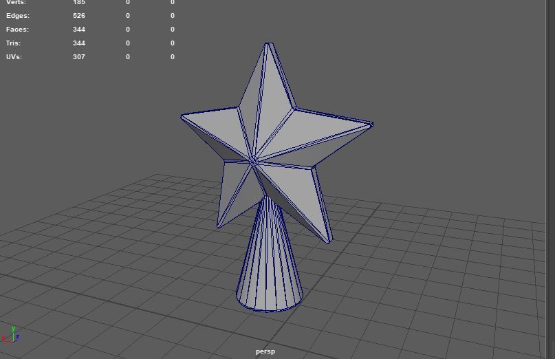 Christmas Star 3D model_9
