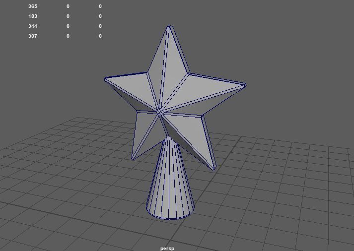 Christmas Star 3D model_10