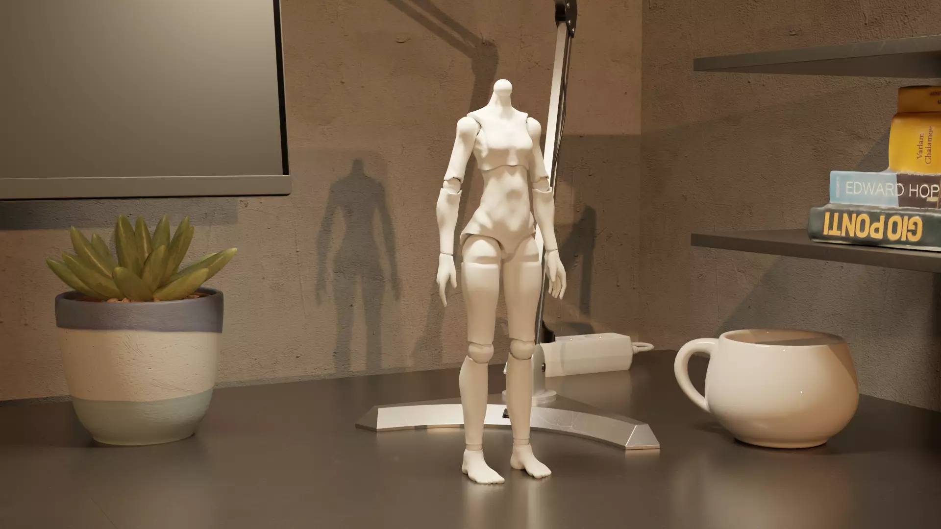 BALL JOINTED DOLL - BJD FEMALE BODY BASE 3D print model