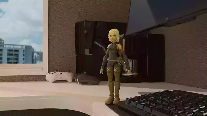 EVANGELYNE FROM WAKFU - ARTICULATED FIGURE