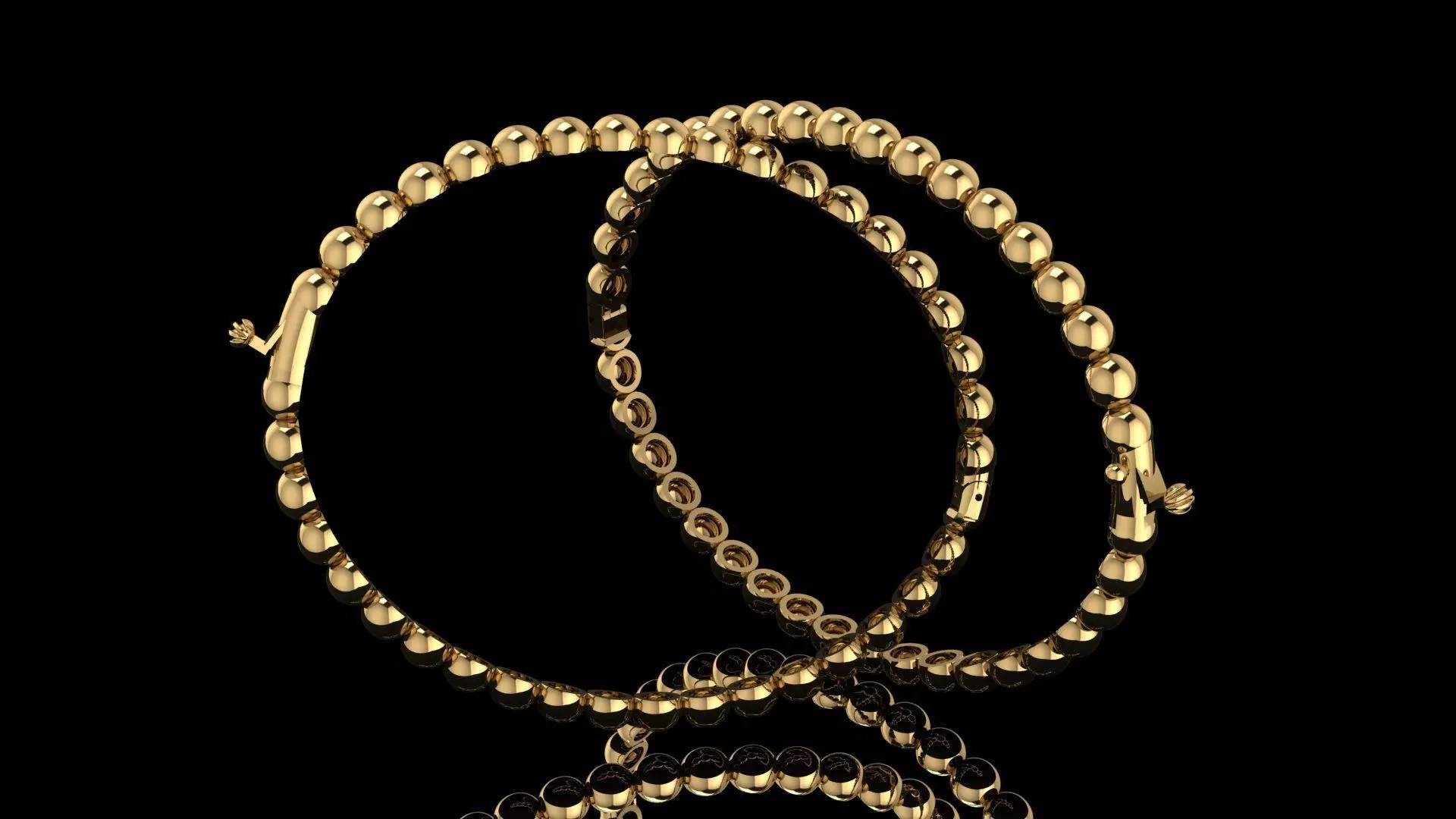 The elegant bracelet 3D print model_0