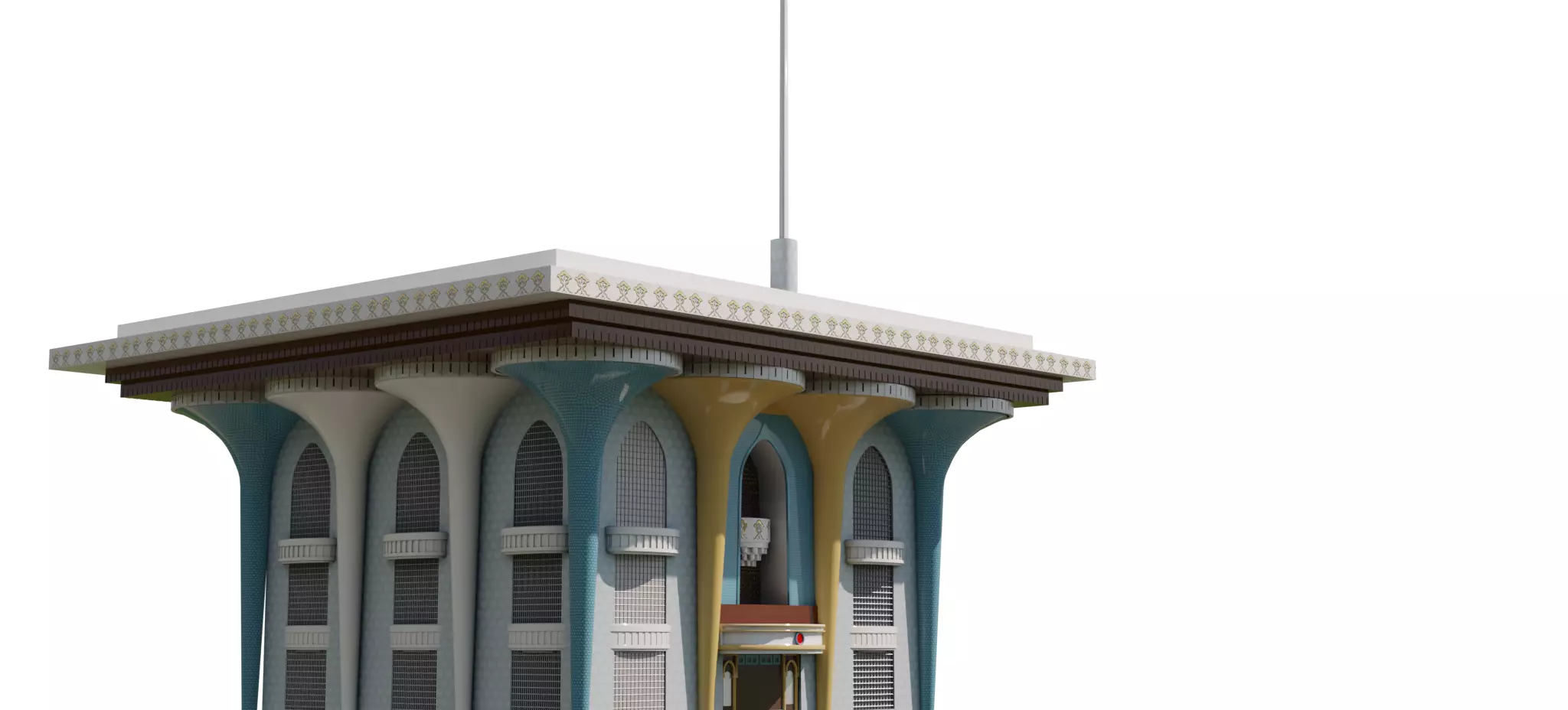 3D Model of AL Alam Palalce 3D model_0