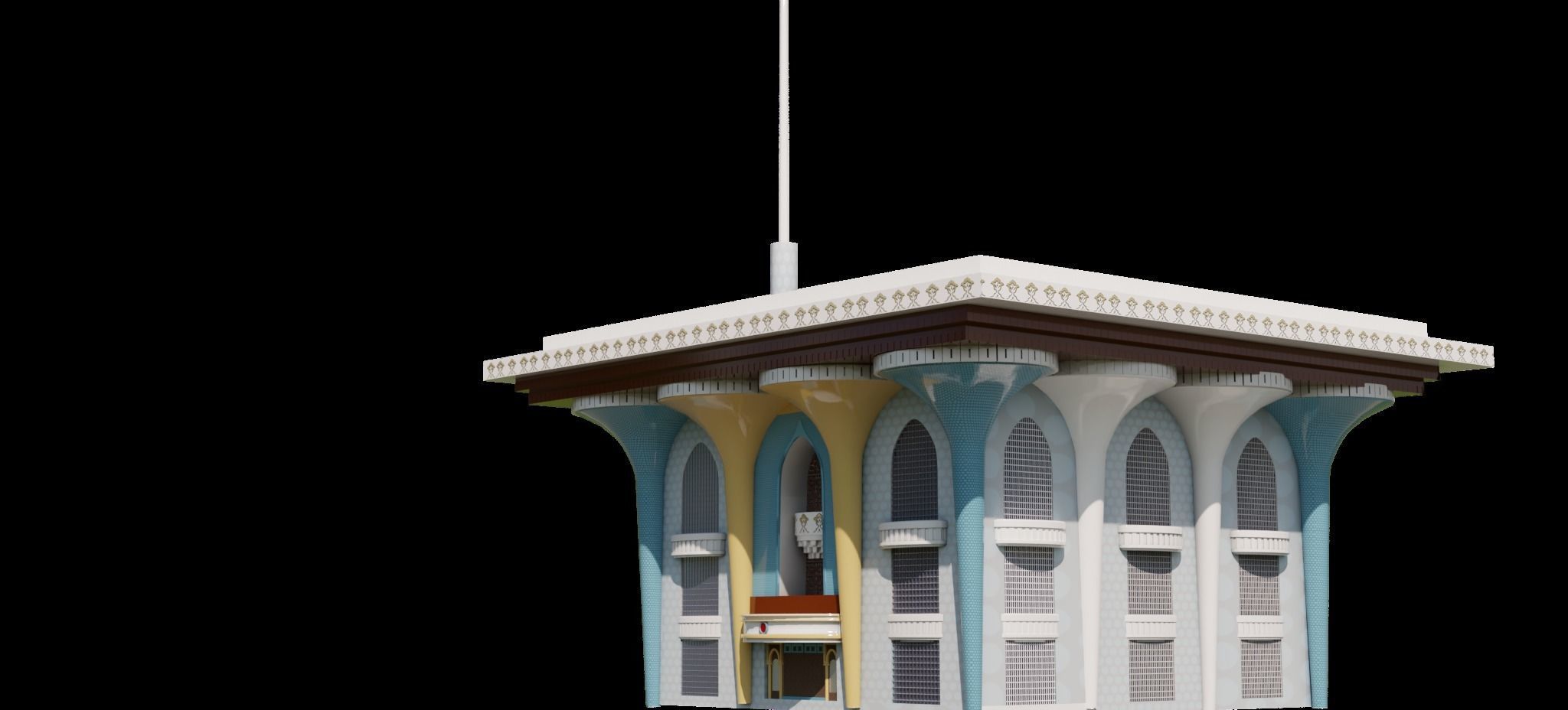 3D Model of AL Alam Palalce 3D model_1