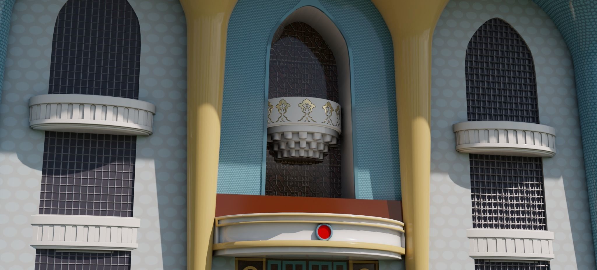 3D Model of AL Alam Palalce 3D model_2