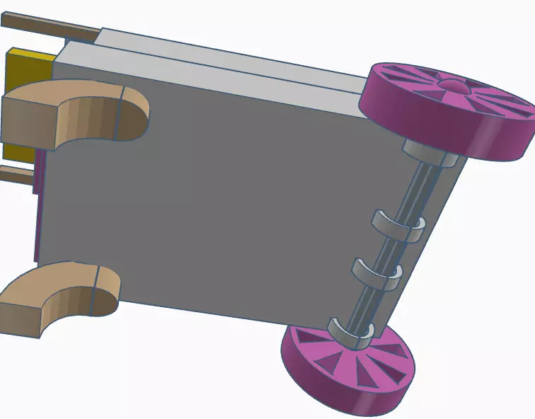 Functional Miniature Ice Cream Cart - Version 1 3D print model_0