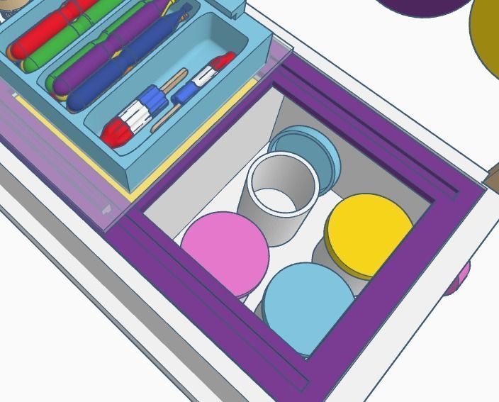 Functional Miniature Ice Cream Cart - Version 1 3D print model_6