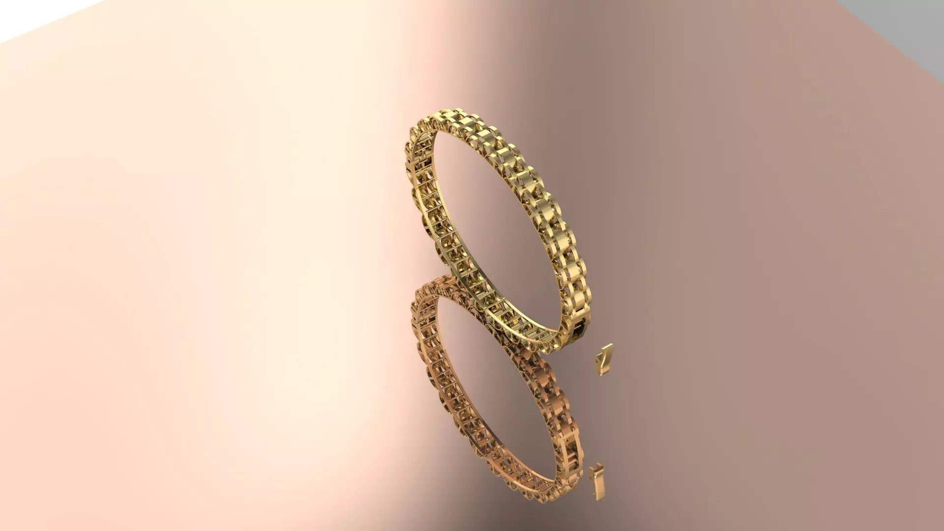 elegant bracelet model 3D print model_0