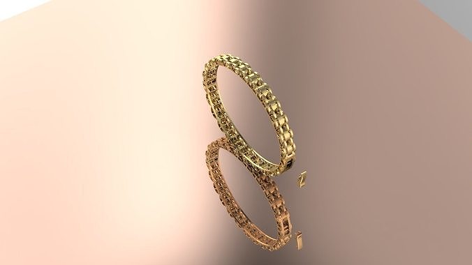 elegant bracelet model 3D print model