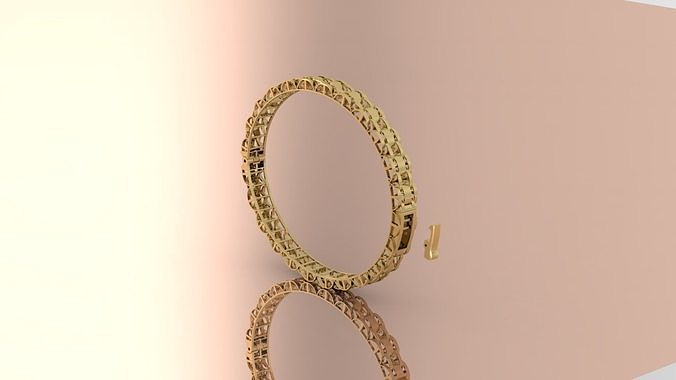 elegant bracelet model 3D print model