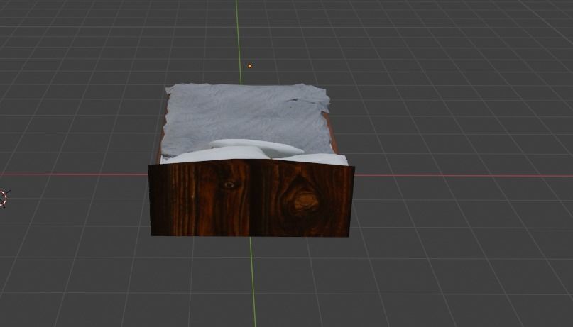 Bed Low Poly Good for any room Free low-poly 3D model_6