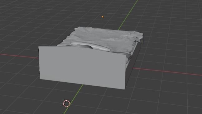 Bed Low Poly Good for any room Free low-poly 3D model_16