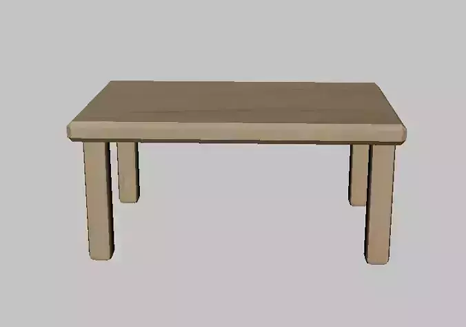  table low poly