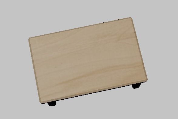  table low poly Low-poly 3D model_2