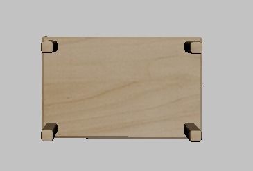  table low poly Low-poly 3D model_4