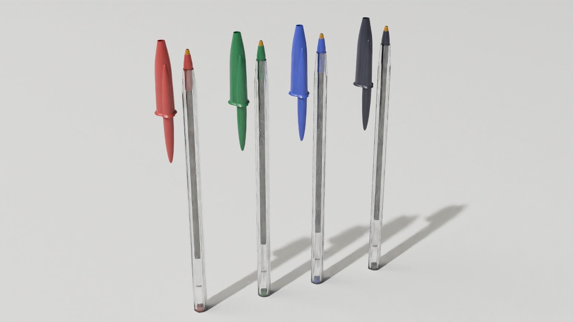 Ballpoint Pen 3D model_3
