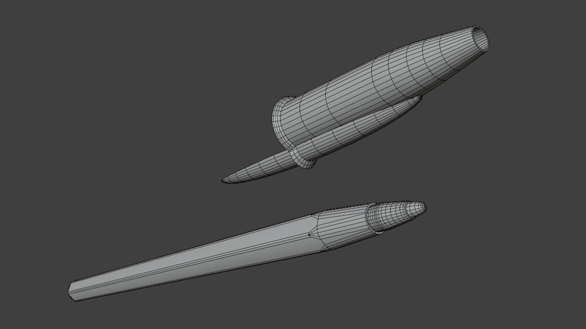 Ballpoint Pen 3D model_7