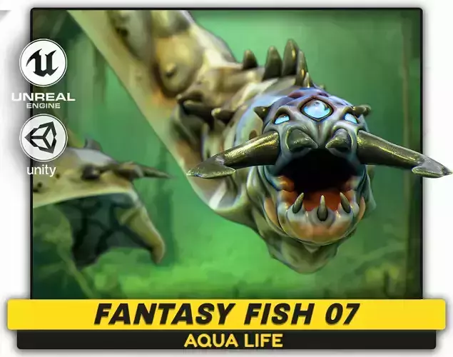Fantasy Fish 06 - Aqua Life - Water Underwater Creature - 48