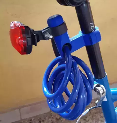 Bicycle cable holder And Rear Light Holder By IMAGINE MYST
