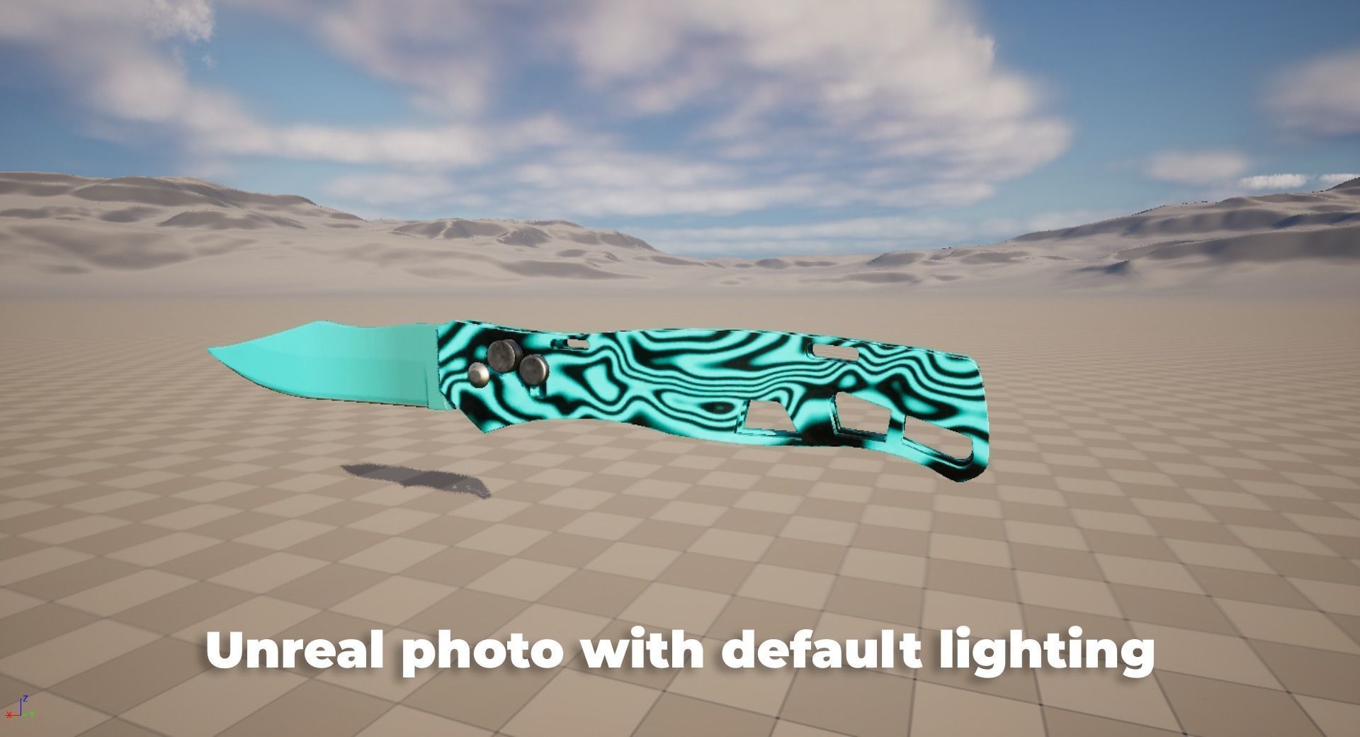 Combat Knife  Low-poly 3D model_25