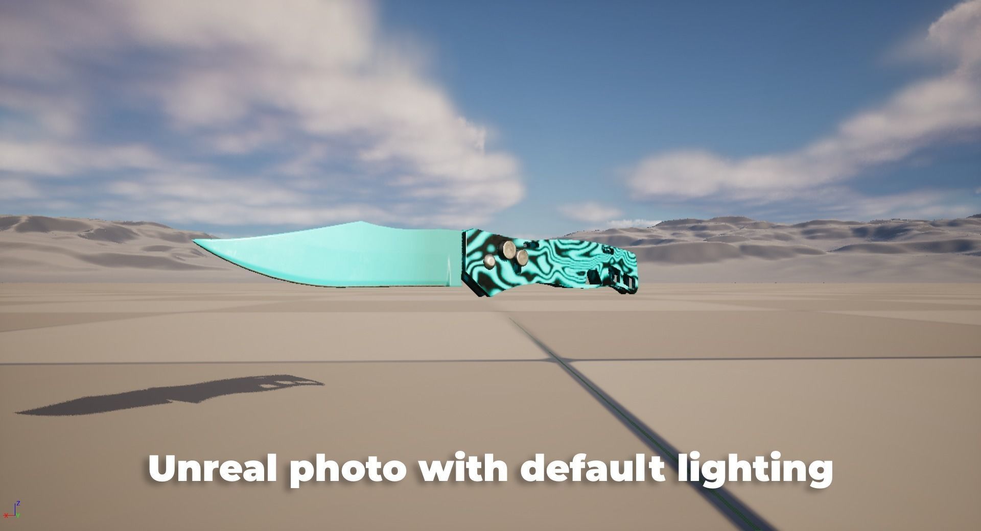 Combat Knife  Low-poly 3D model_27