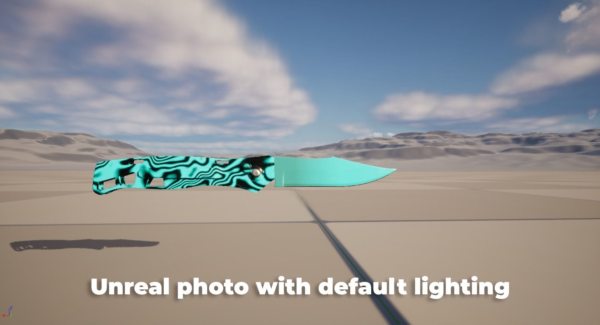 Combat Knife  Low-poly 3D model_26