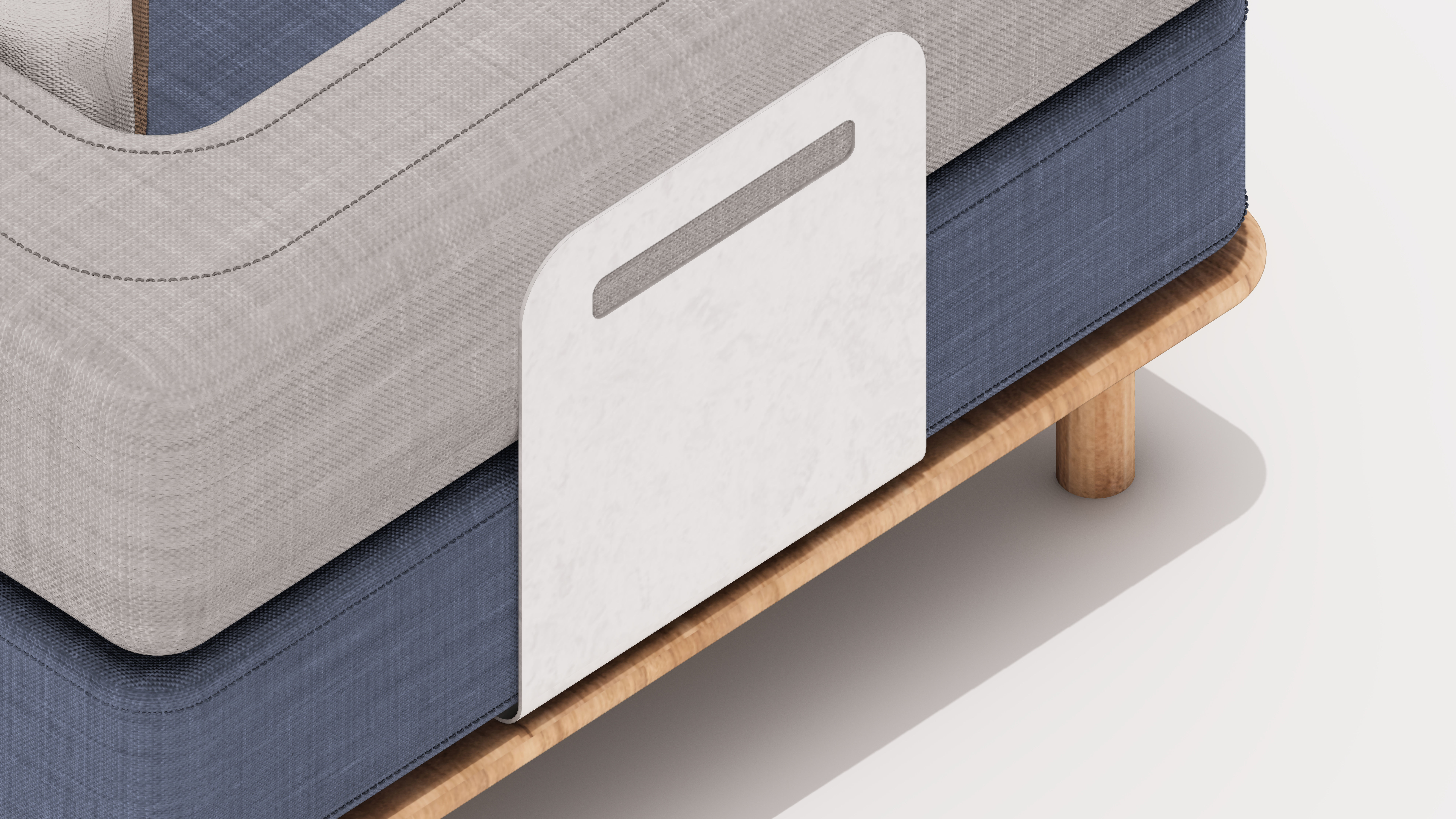 Single-Seater Chair Low-poly 3D model_3