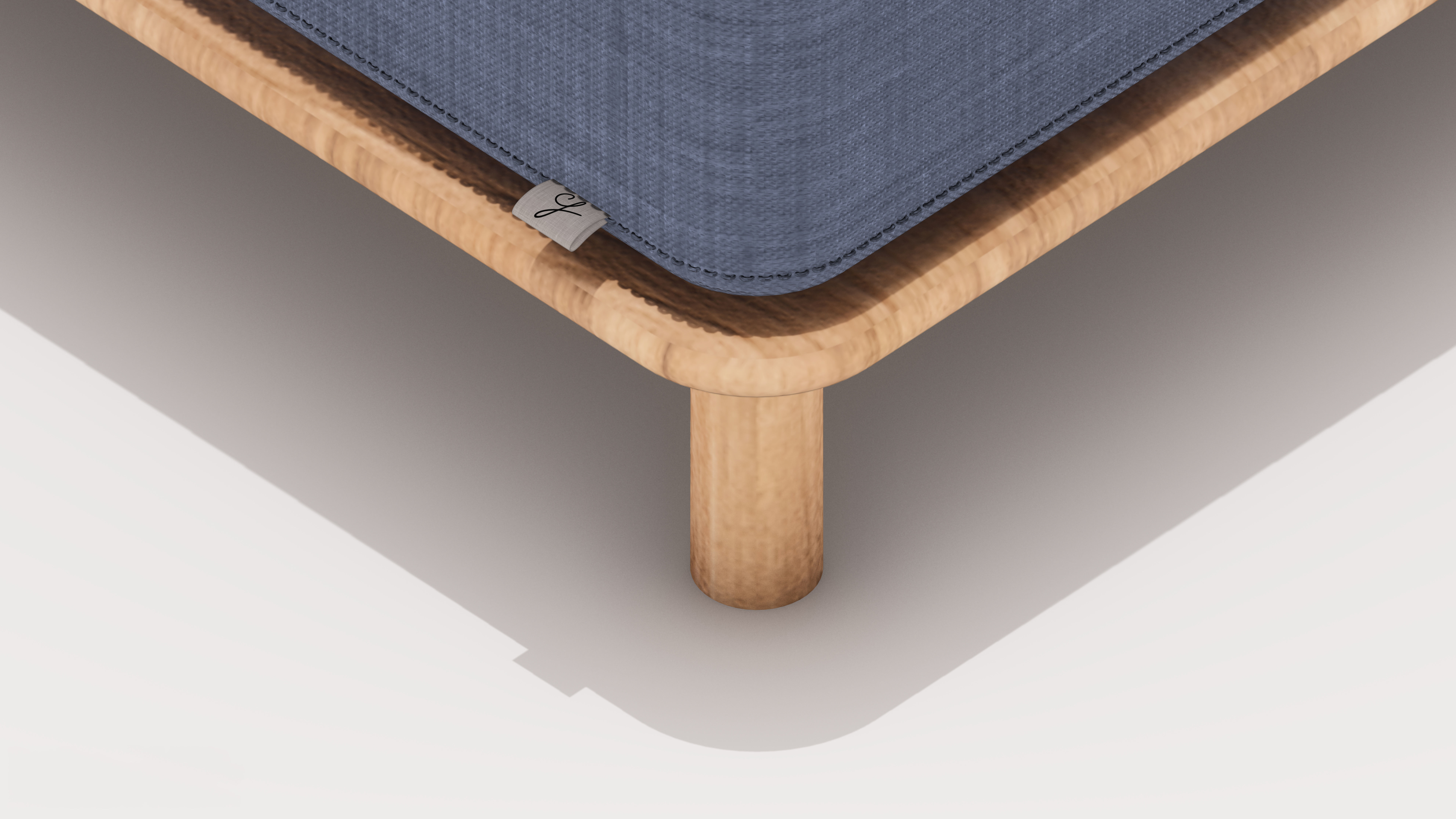 Single-Seater Chair Low-poly 3D model_4