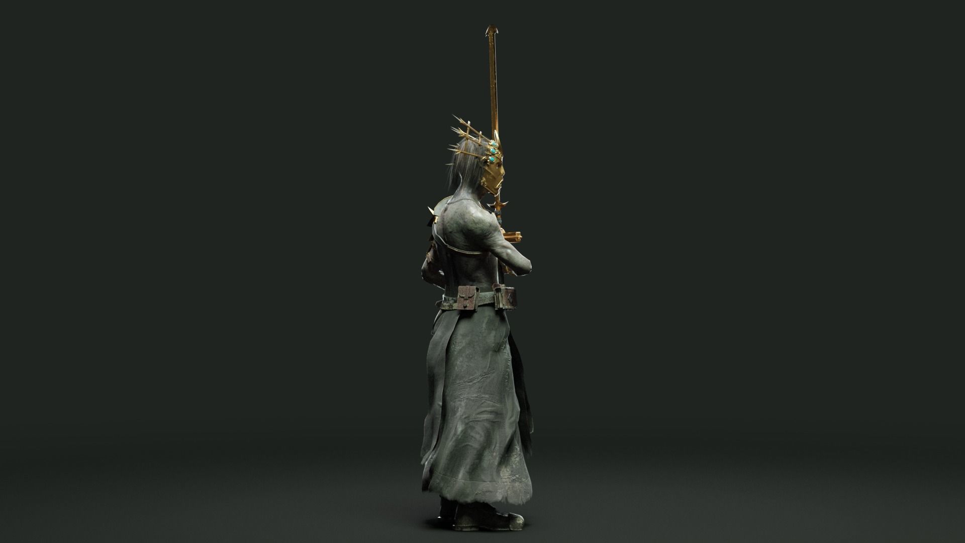 Cultist Low-poly 3D model_18