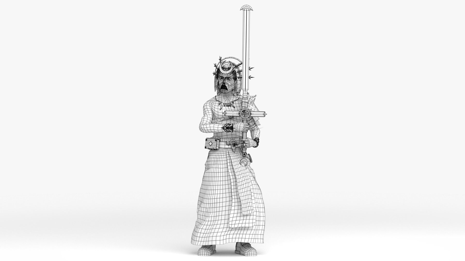 Cultist Low-poly 3D model_47