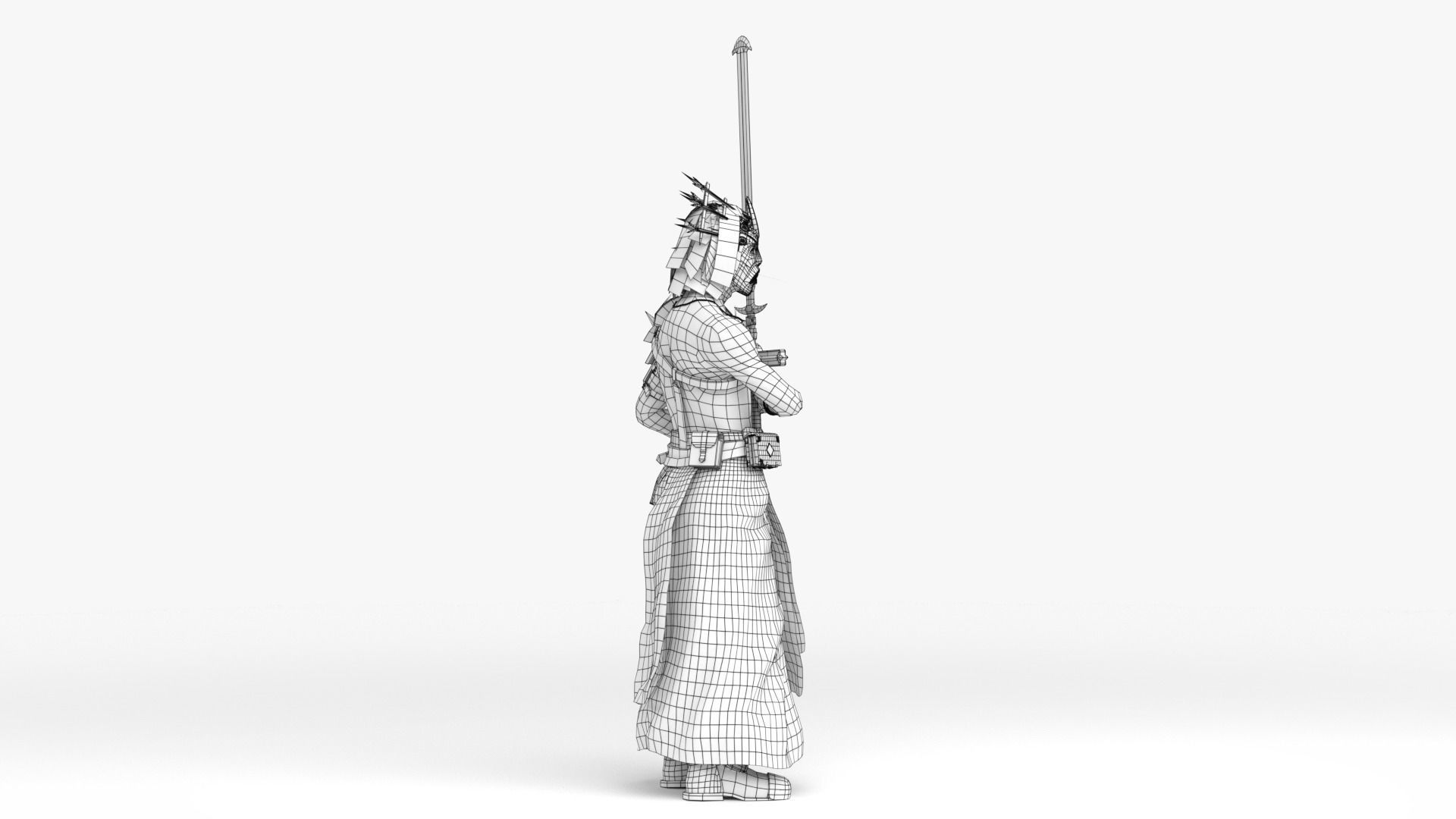 Cultist Low-poly 3D model_35