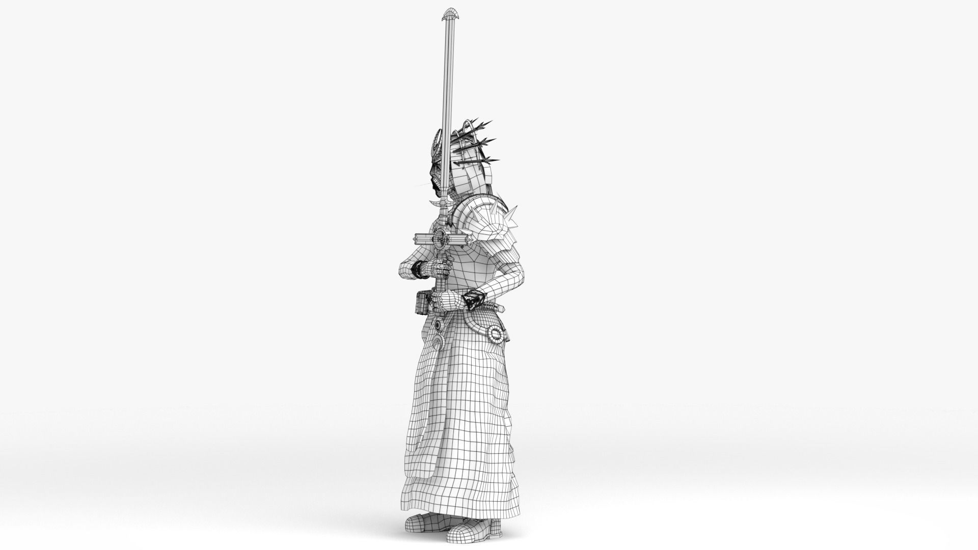 Cultist Low-poly 3D model_44