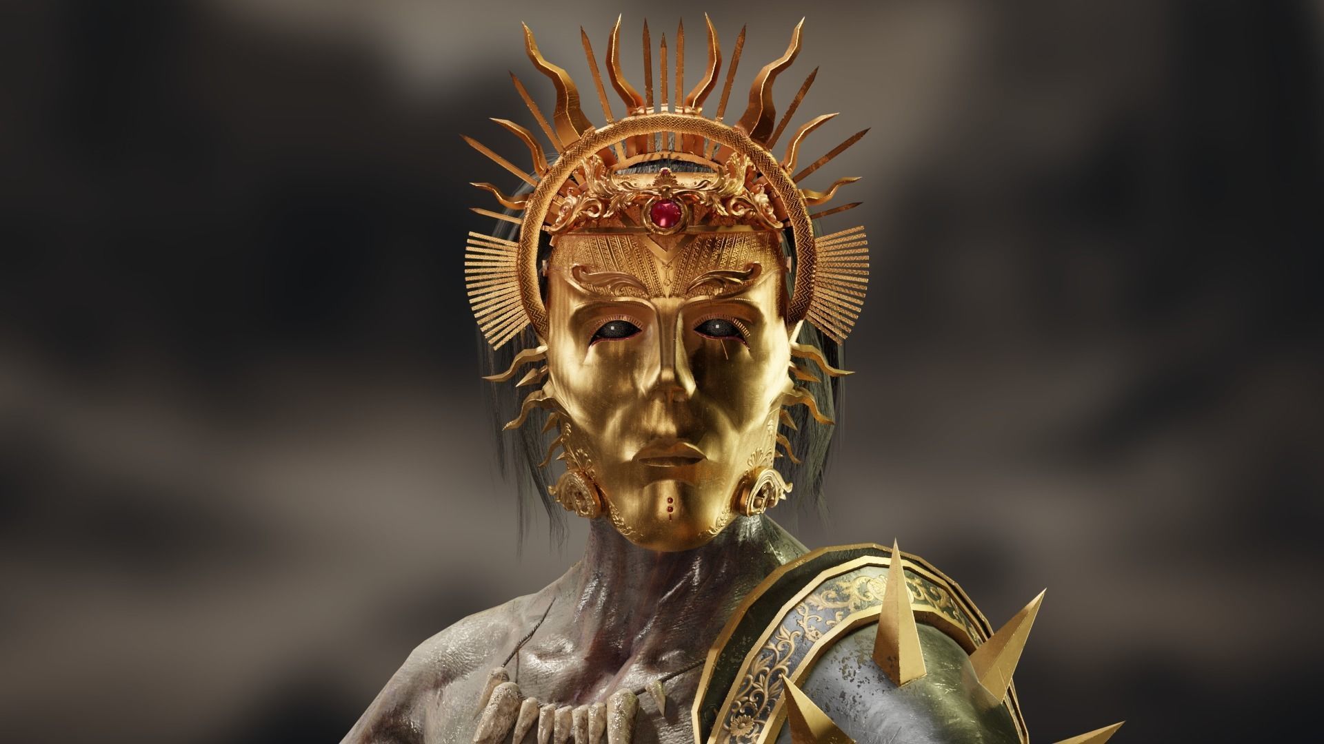 Cultist Low-poly 3D model_6