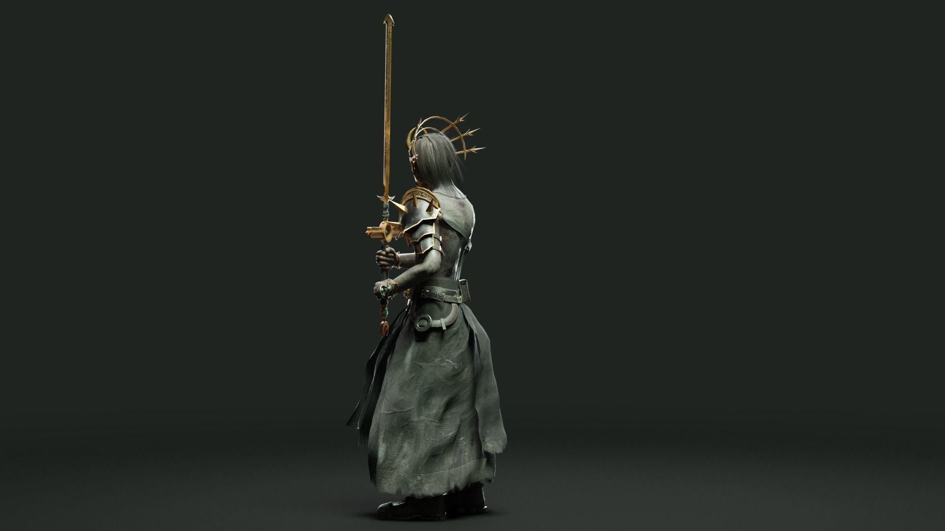 Cultist Low-poly 3D model_24