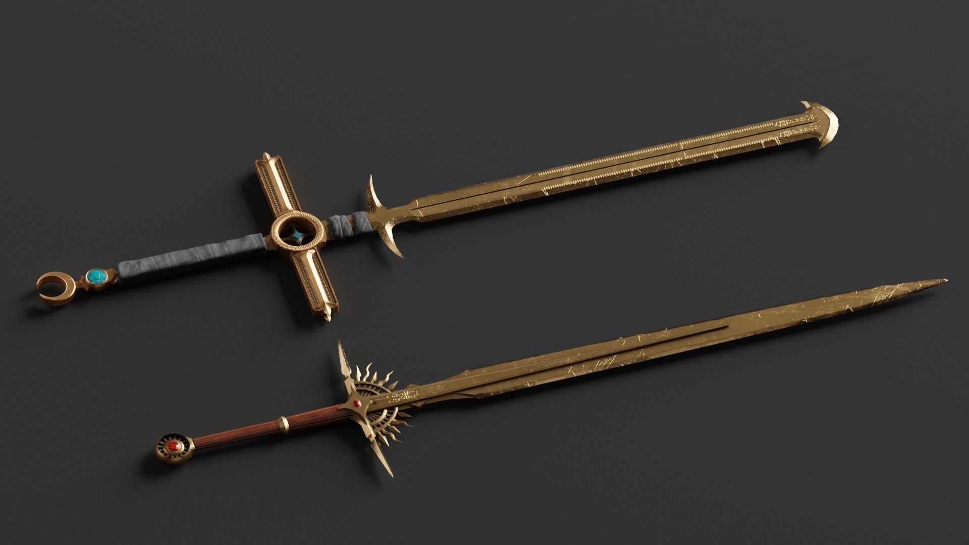 Cultist Low-poly 3D model_13