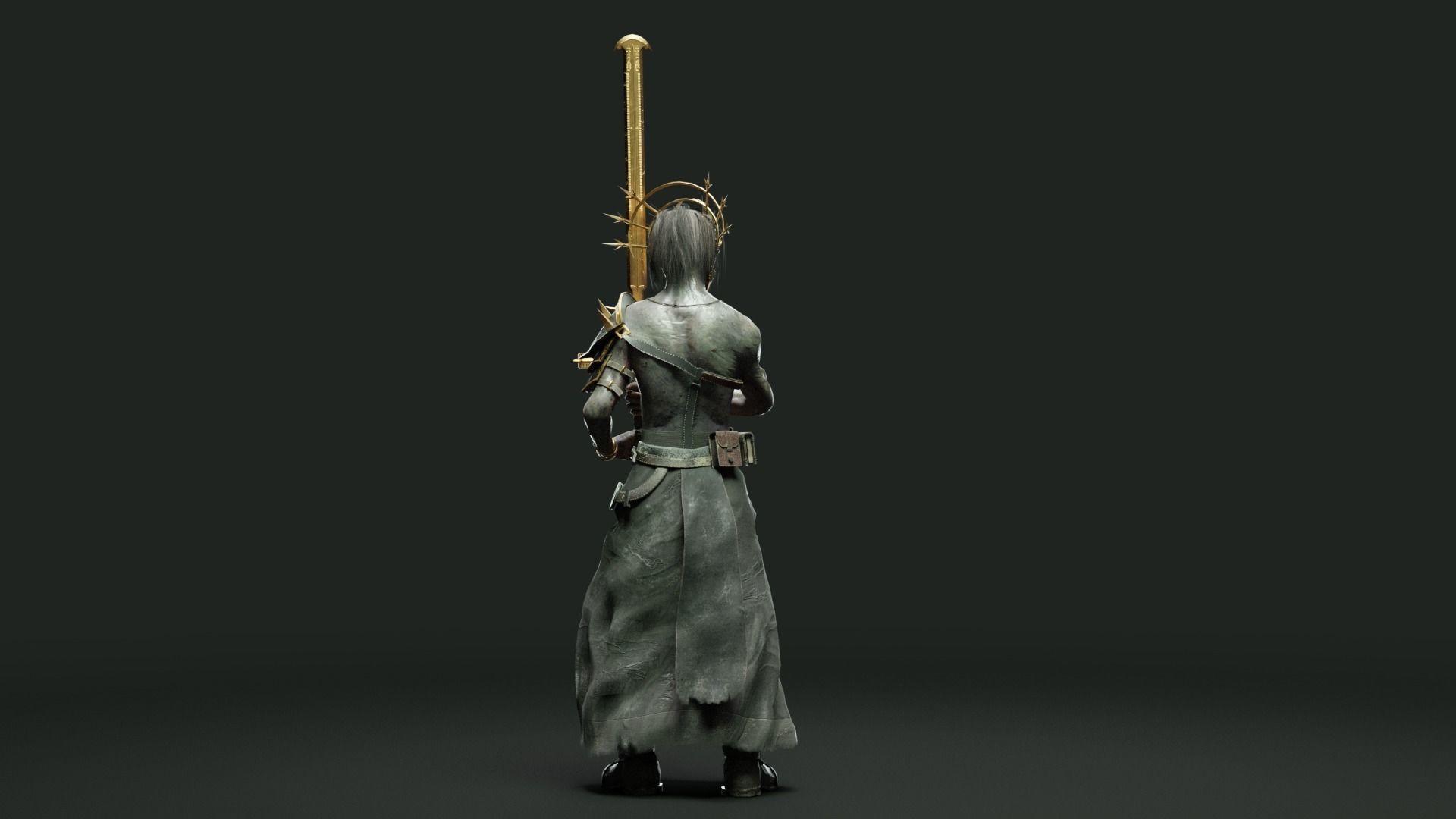 Cultist Low-poly 3D model_21
