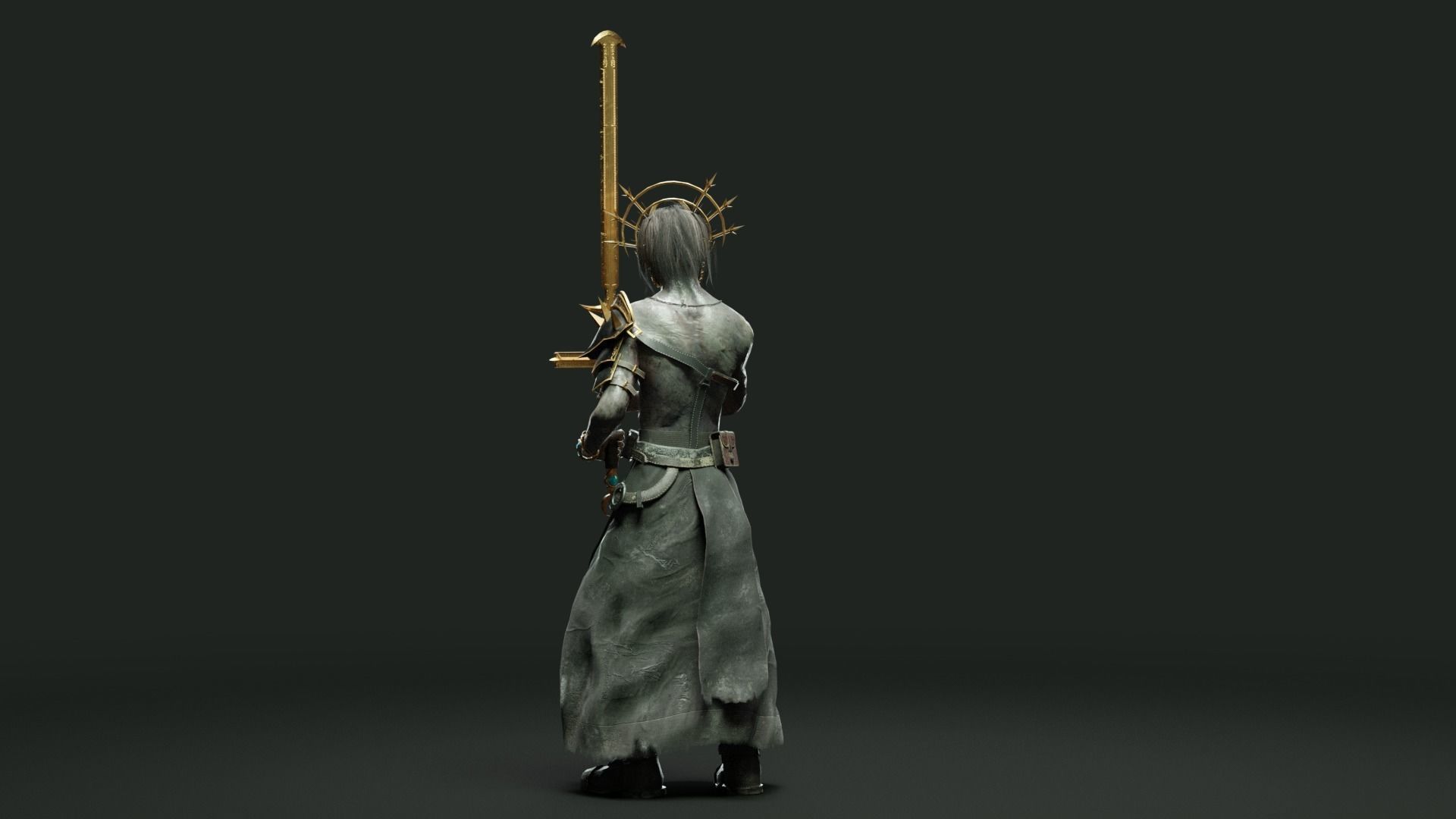 Cultist Low-poly 3D model_22