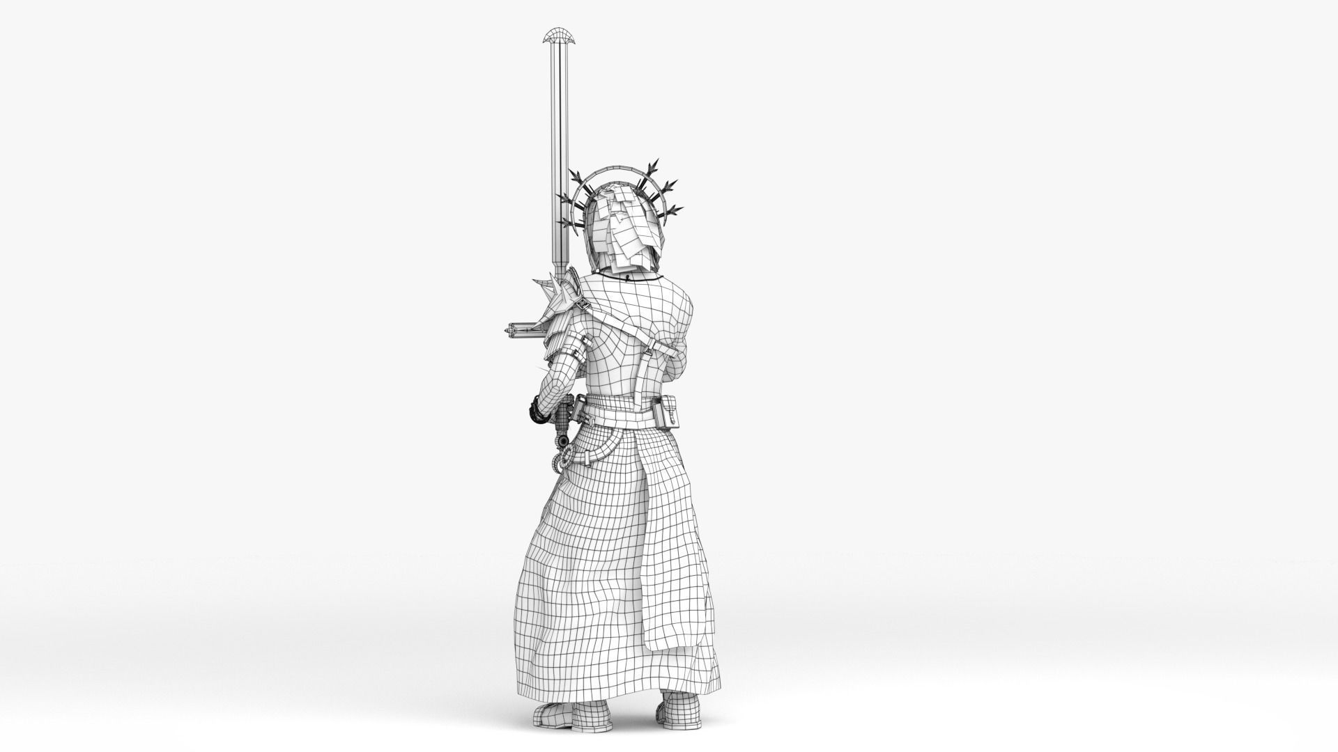 Cultist Low-poly 3D model_39