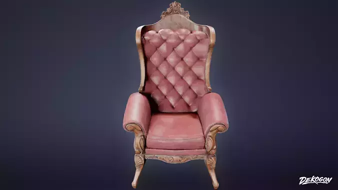 VICTORIAN - Chair Victorian 06 - LOW POLY AND NANITE
