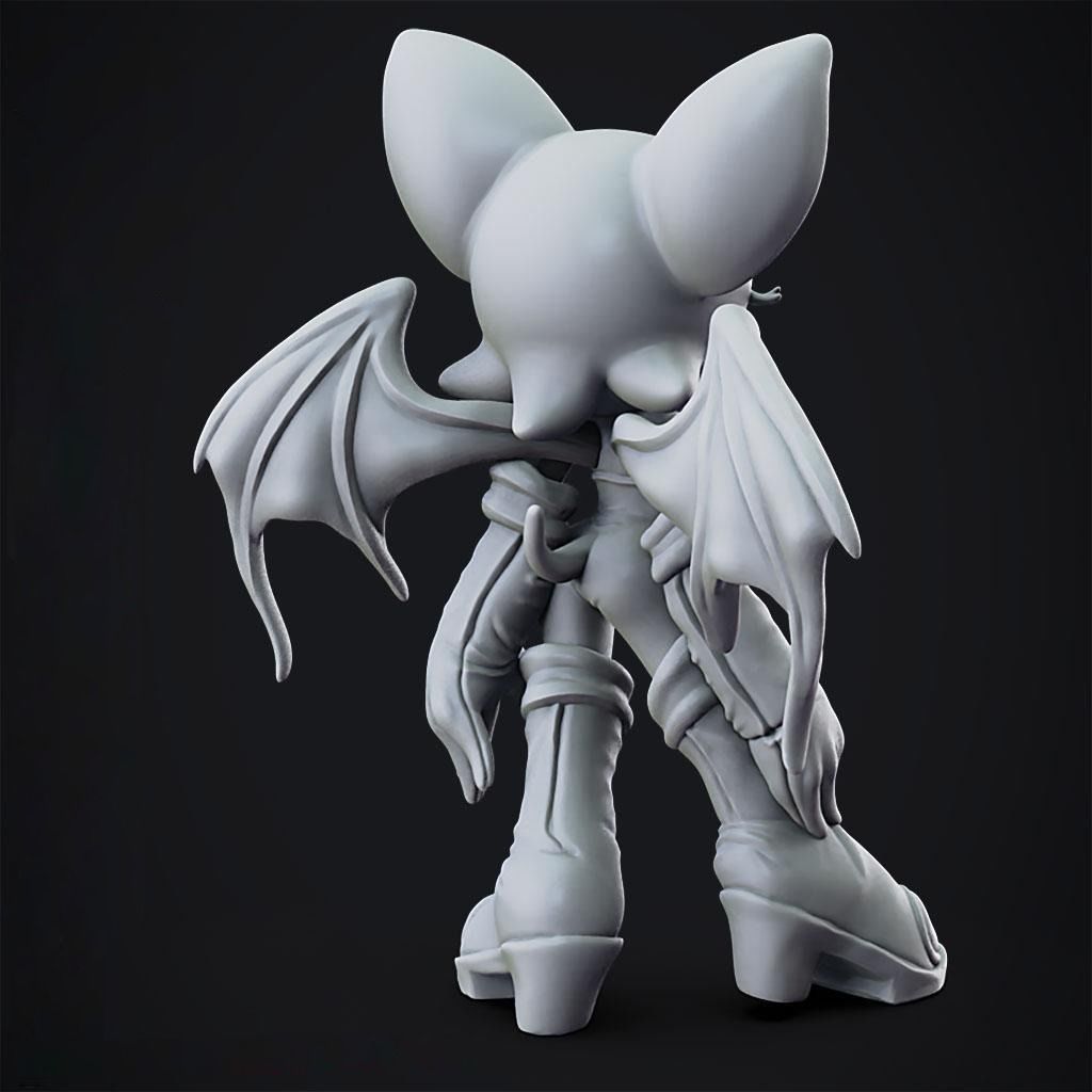 Rouge the Bat - Sonic Adventure 2  - 3D Print model  3D print model_3