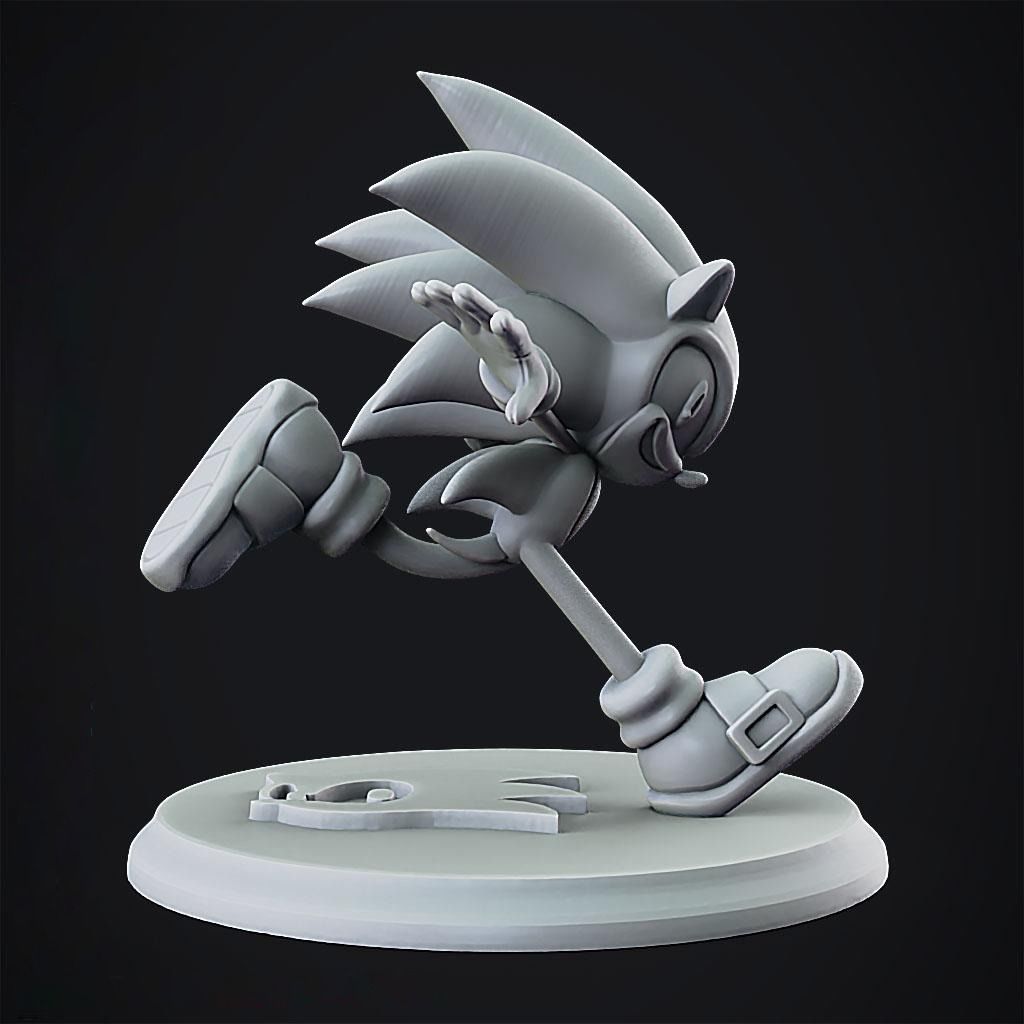 Sonic The Hedgehog  - 3D Print model  3D print model_2