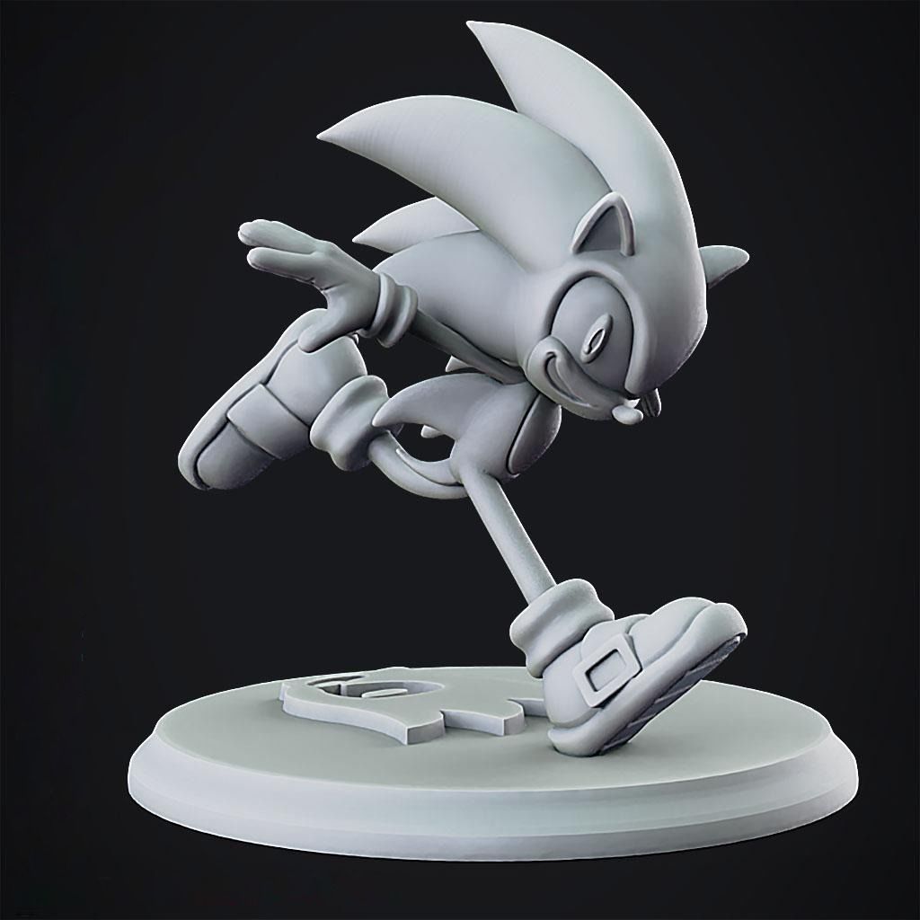 Sonic The Hedgehog  - 3D Print model  3D print model_1