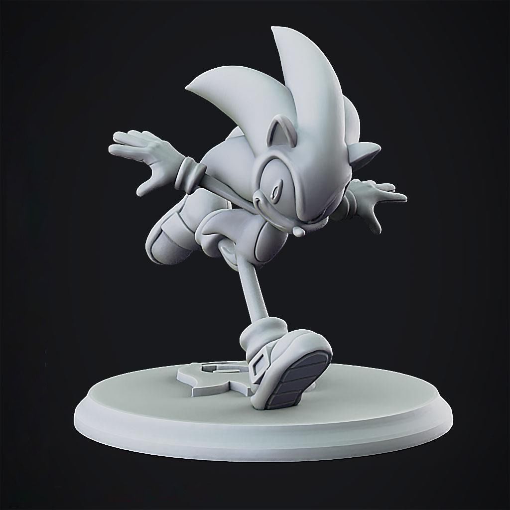 Sonic The Hedgehog  - 3D Print model  3D print model_5