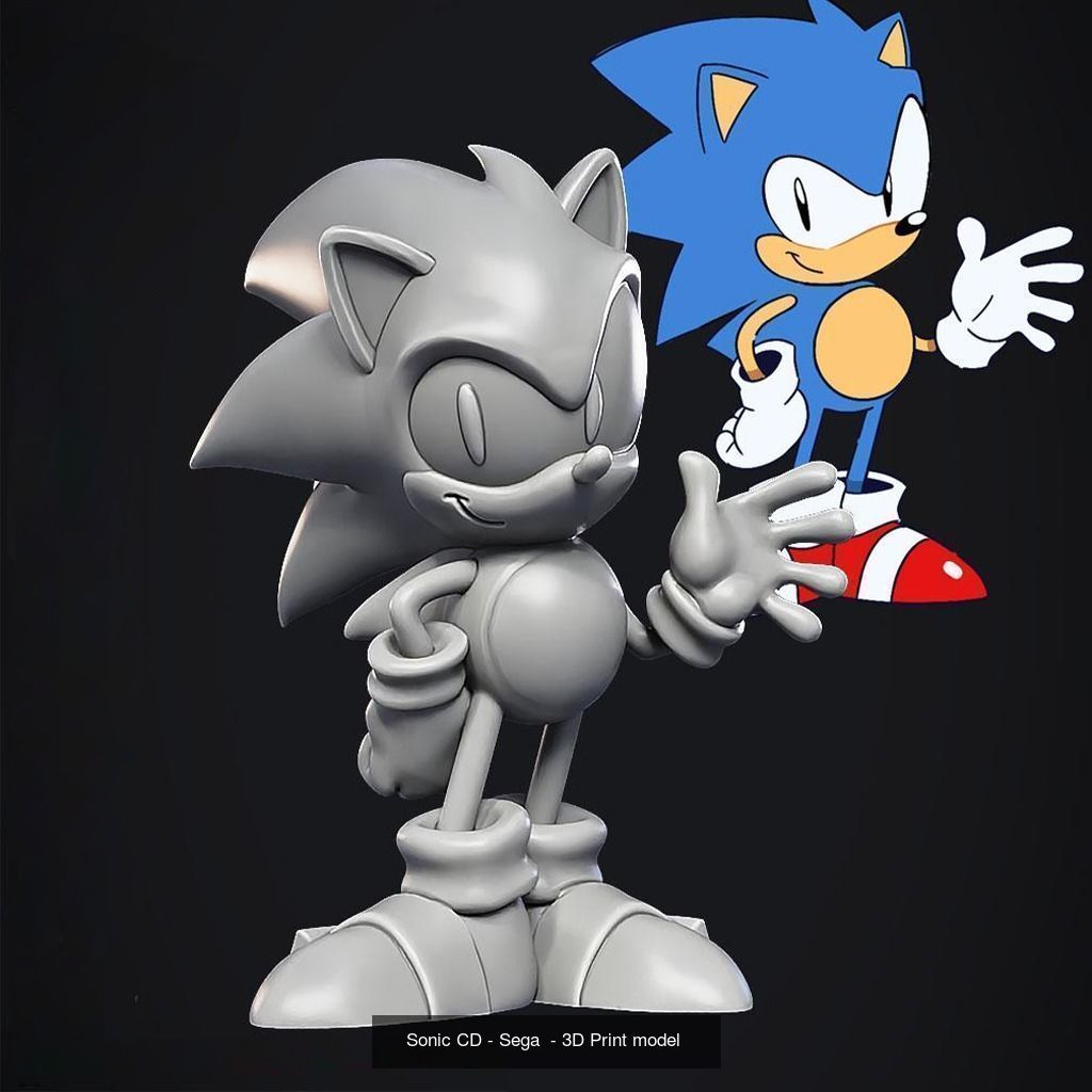 Sonic The Hedgehog - 3D Print model Collection 3D printable | CGTrader