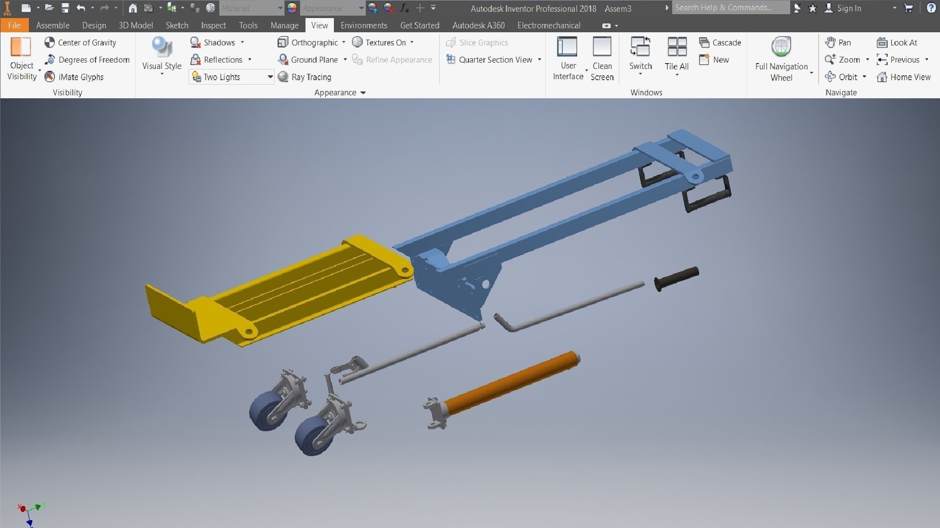 handheld forklifts 3d model 3D model_8