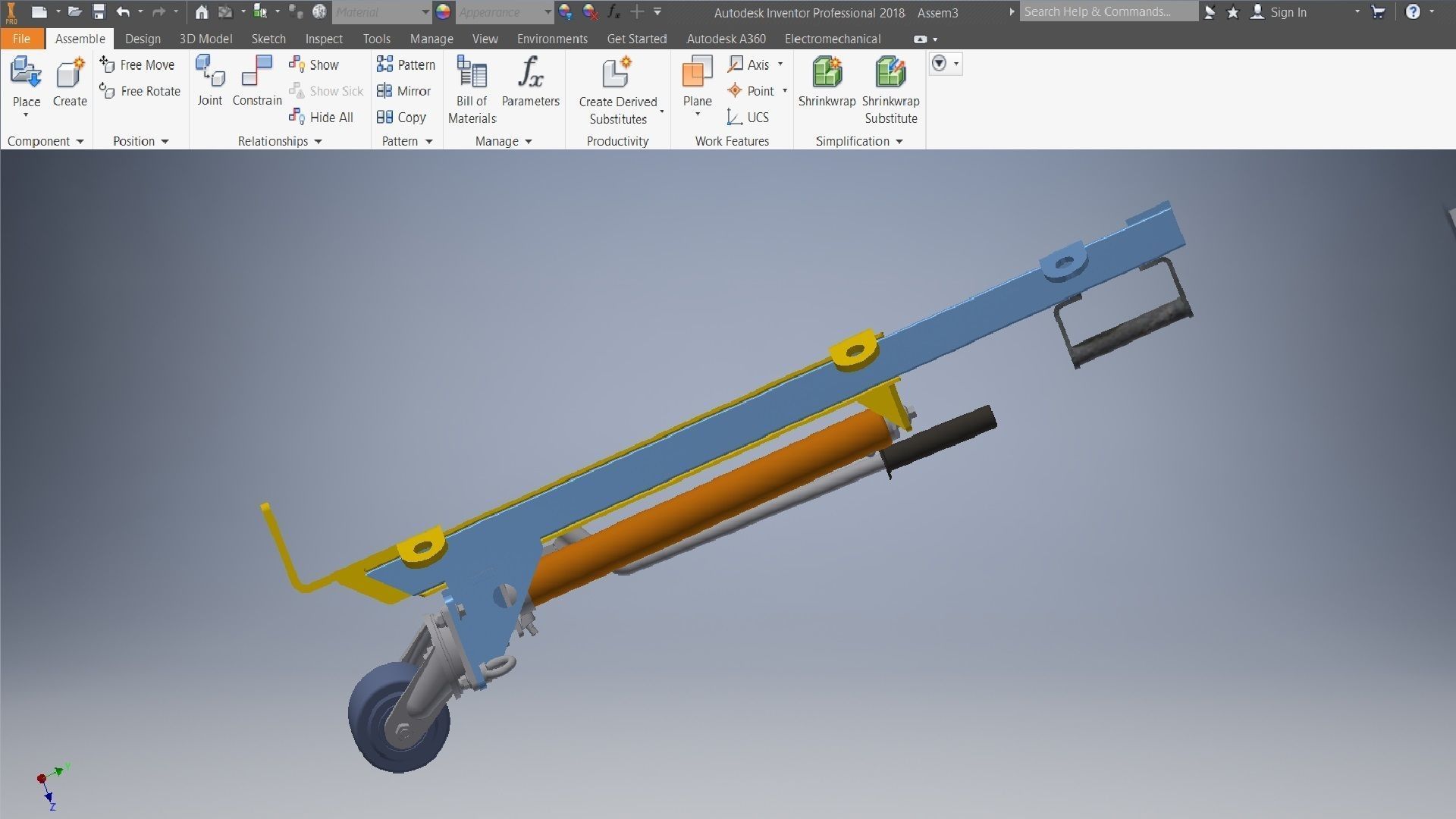 handheld forklifts 3d model 3D model_2