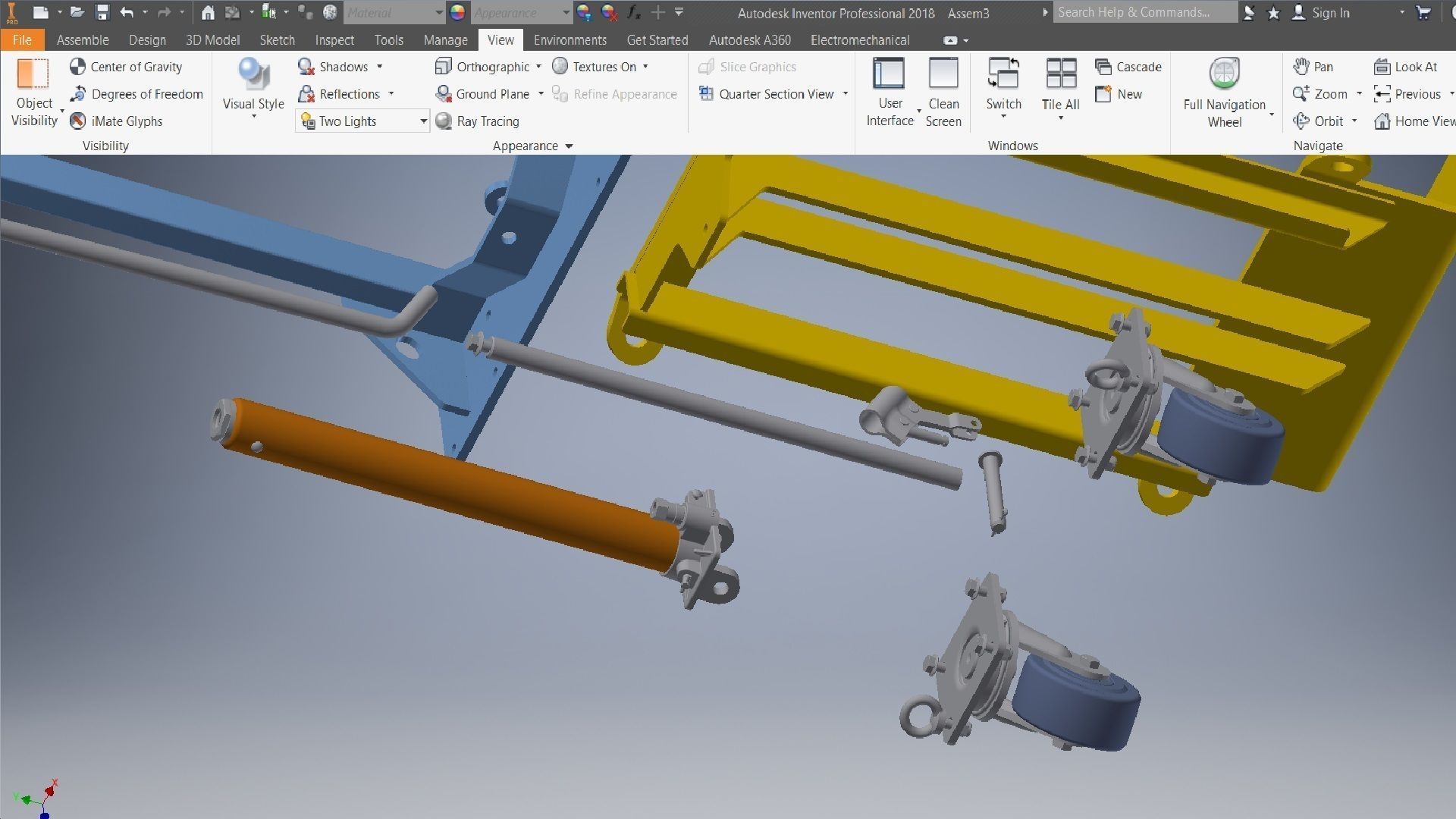 handheld forklifts 3d model 3D model_11